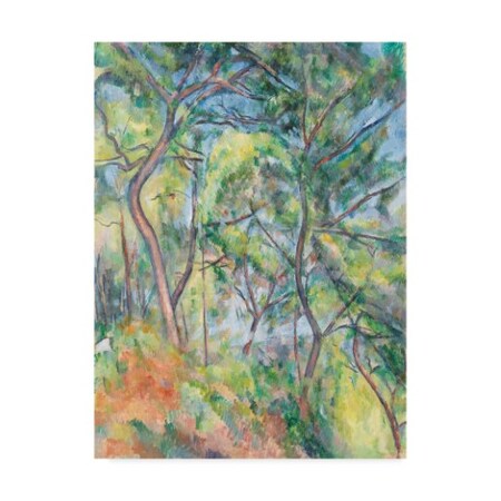 Paul Cezanne 'Sousbois' Canvas Art,14x19